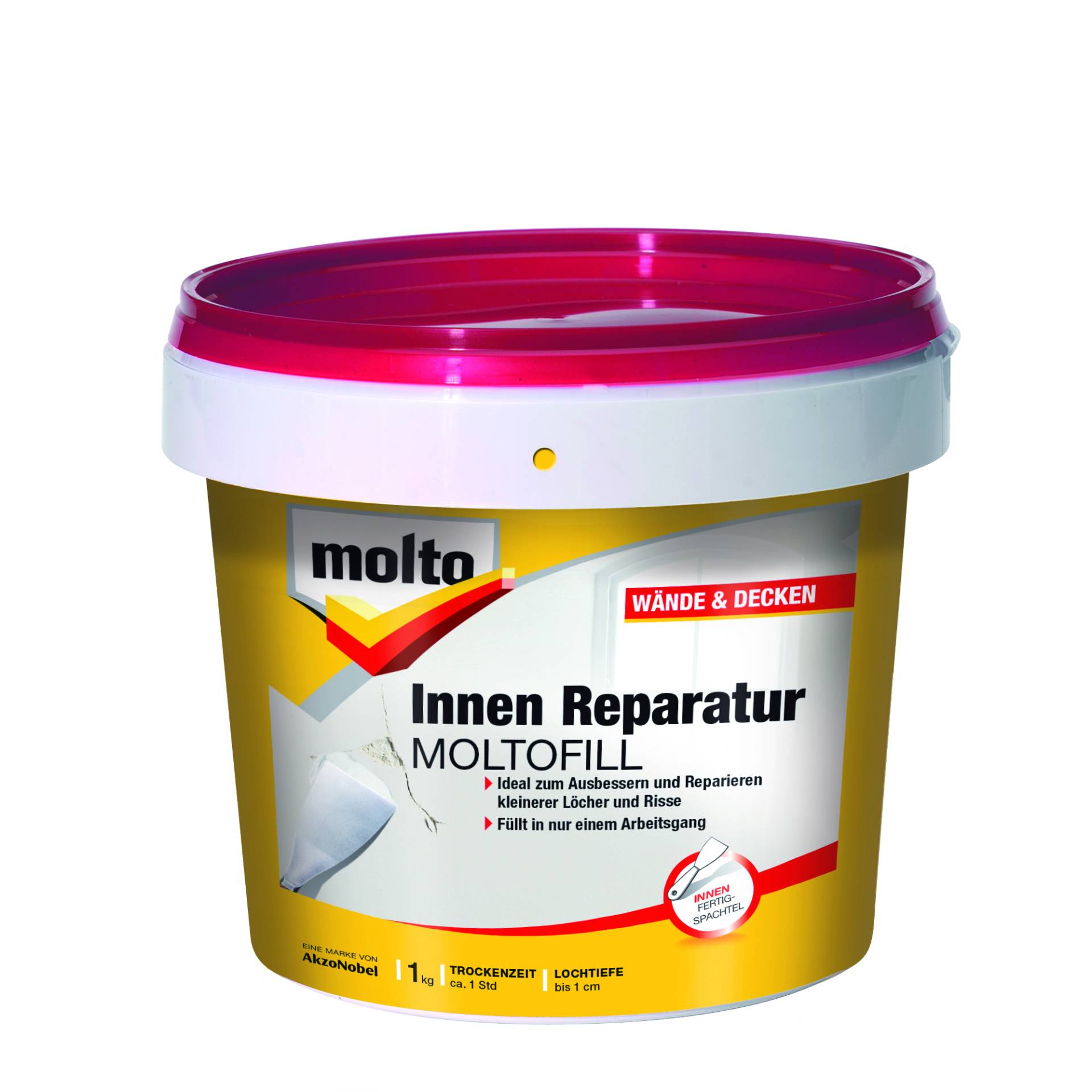 Fertigspachtelmasse 'Moltofill' 1 kg von Molto
