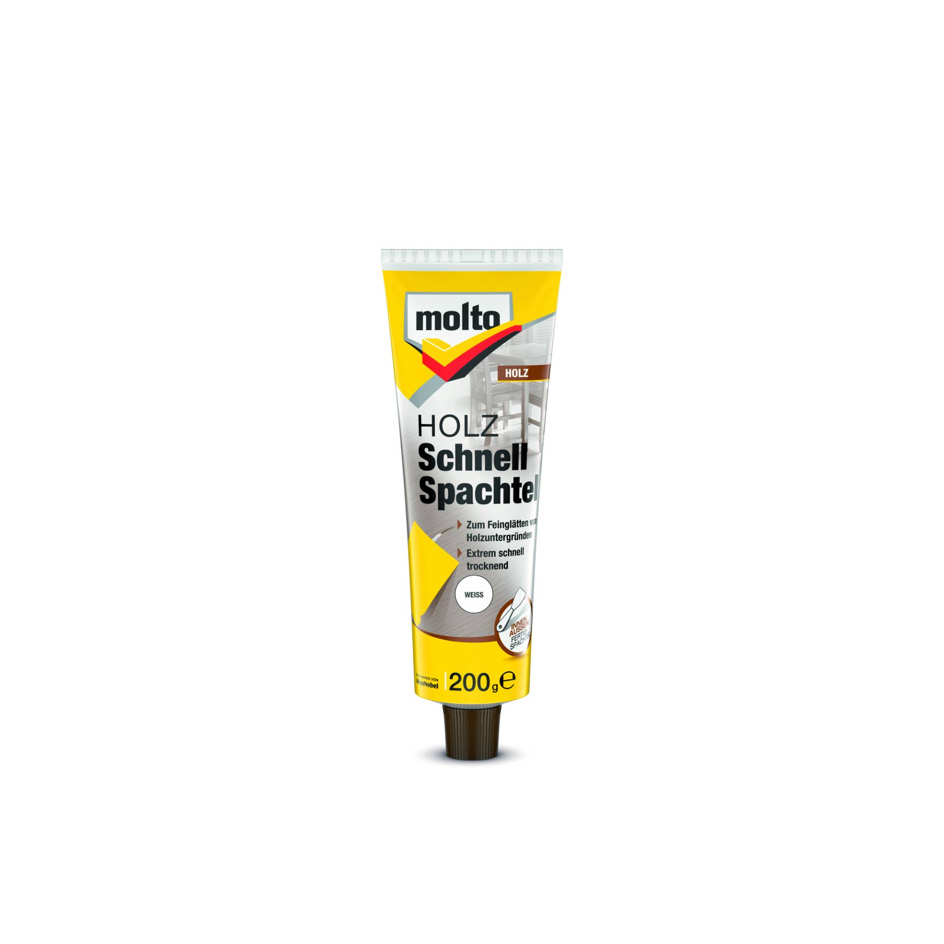 Molto Holz-Schnellspachtel 0,2 kg Molto Holz-Schnellspachtel 0,2 kg von Molto