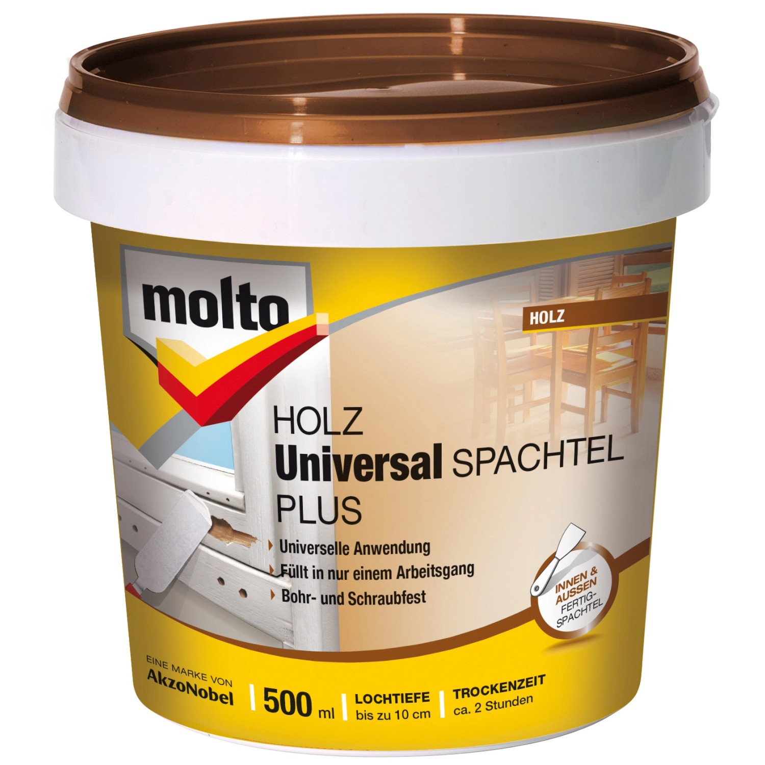 Molto Holz Universal-Spachtel Plus 500 ml von Molto