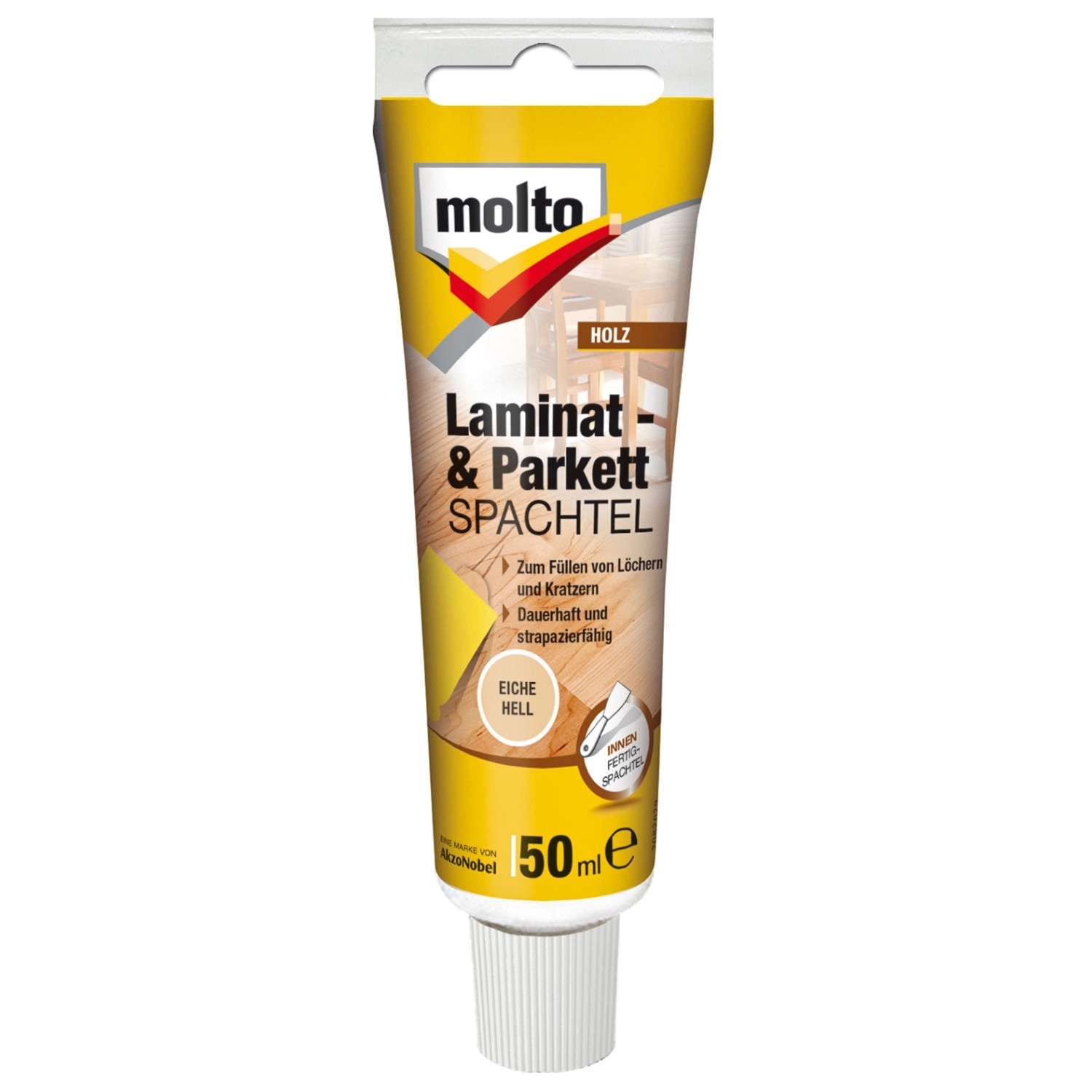 Molto Laminat- & Parkettspachtel Eiche hell 50 ml von Molto