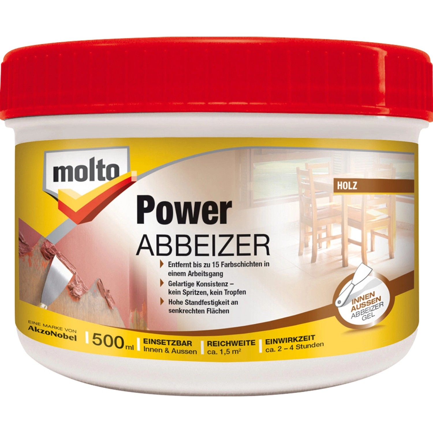 Molto Power Abbeizer Kraftlöser Gel 500 ml von Molto