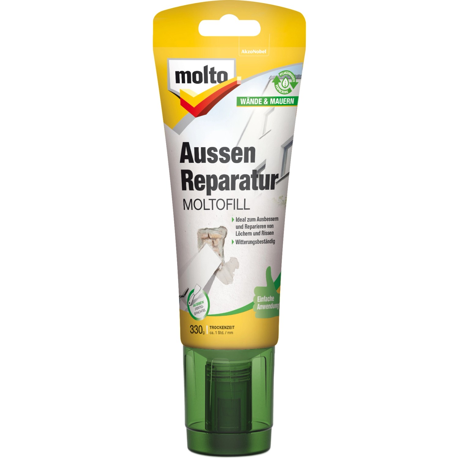 Molto Reparatur Moltofill Außen-Fertigspachtel 330 g von Molto