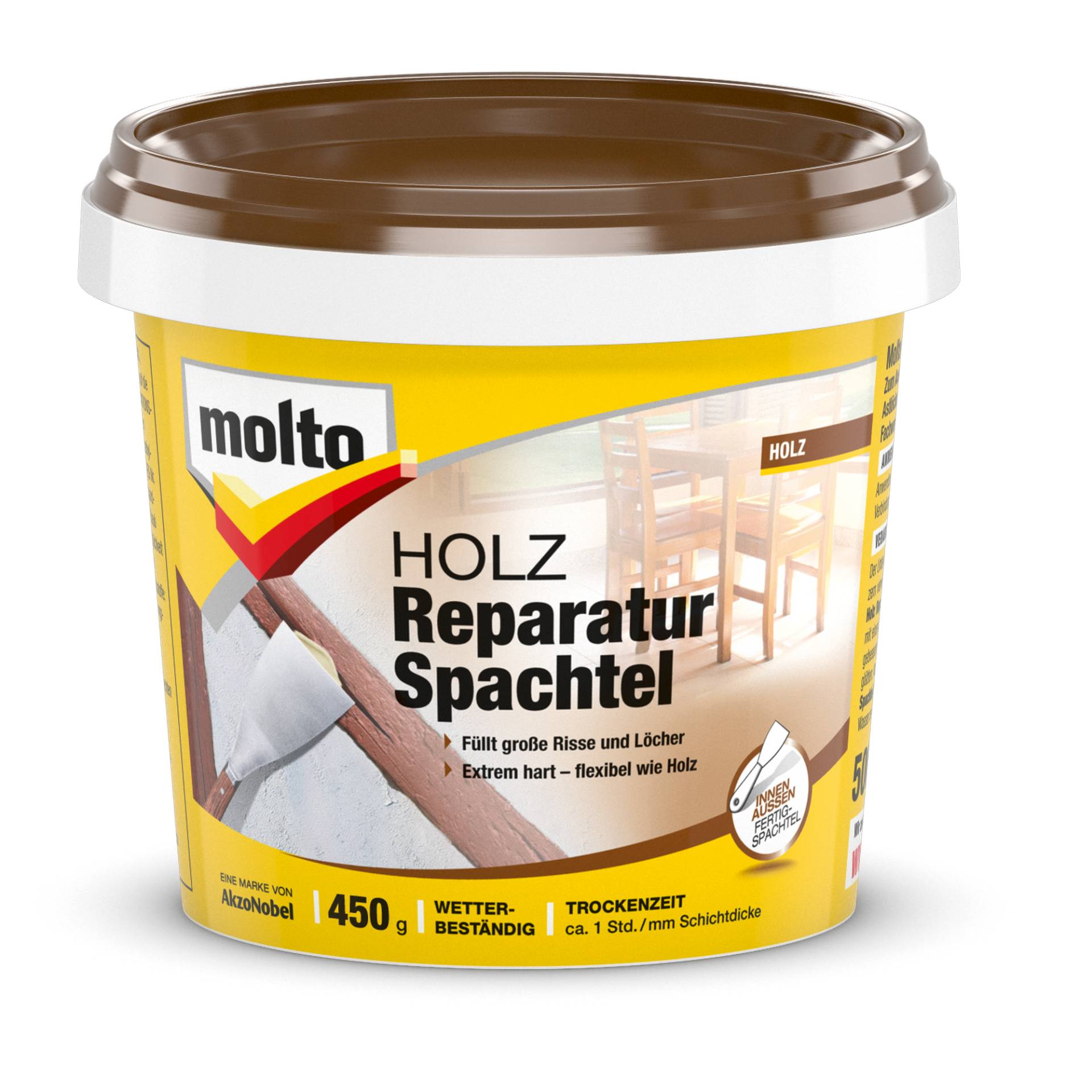 Molto Reparaturspachtelmasse für Holz 450 g Molto Reparaturspachtelmasse für Holz 450 g von Molto