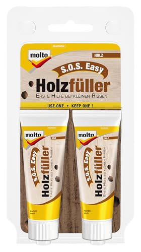 Molto S.O.S Easy Holzfüller, weiß, 2 X 20ml von Molto