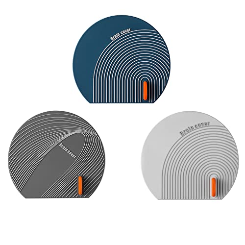 3 Stück Silikon-Ablassschraube, Silikon Wanne Stopper, Wannenstopper Badewannenablauf, Spülenstopfen, für Duschboden, Badezimmerzylinder Stecker, Küchenspüle von Molyorch