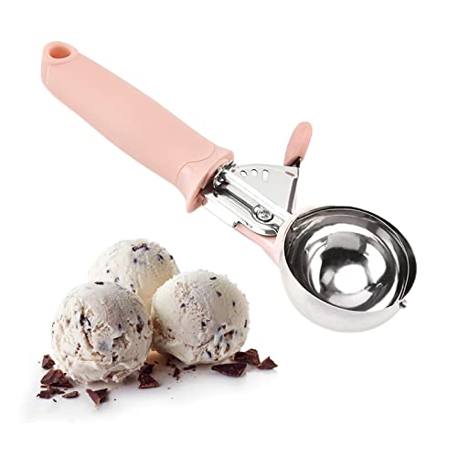 Professioneller Eislöffel, Hartes Eis Eisportionierer, Ice Cream Scoop, Rosa Eisportionierer, für Eiskugeln, Fruchtbällchen Ausgraben, Keksbällchen Ausgraben von Molyorch