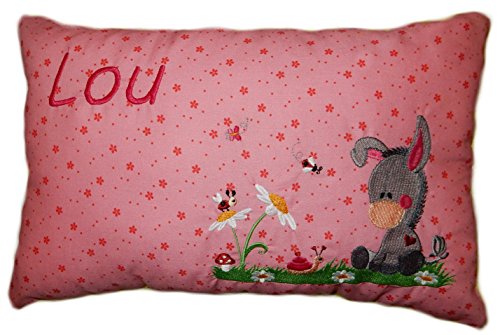 Momelie Großes rosa Schmusekissen * Kuschelkissen * Esel * mit Namen Bestickt * ca. 25 * 40 cm groß * SK-pi_0096 Momelie Großes rosa Schmusekissen * Kuschelkissen * Esel * mit Namen Bestickt * ca. 25 * 40 cm groß * SK-pi_0096 von Momelie