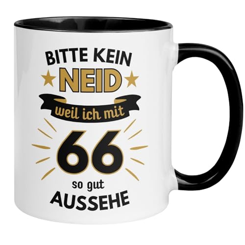 66 Geburtstag Männer Geschenk Tasse | Bitte kein Neid – weil ich mit 66 so gut aussehe | Lustige Geschenk Geburtstagstasse Spruch 66. Geburtstag | 66ter Geburtstag - Witziges Geburtstagsgeschenk Mann 66 Geburtstag Männer Geschenk Tasse | Bitte kein Neid – weil ich mit 66 so gut aussehe | Lustige Geschenk Geburtstagstasse Spruch 66. Geburtstag | 66ter Geburtstag - Witziges Geburtstagsgeschenk Mann von Momentals