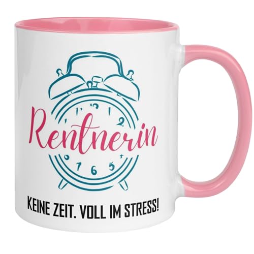 Rentnerin Tasse | Kein Zeit - Voll im Stress | Rente Geschenk Frauen Renteneintritt | Geschenkidee Abschied Rente Pension Ruhestand Vorruhestand Pensionärin Ruheständlerin Rentnerin Tasse | Kein Zeit - Voll im Stress | Rente Geschenk Frauen Renteneintritt | Geschenkidee Abschied Rente Pension Ruhestand Vorruhestand Pensionärin Ruheständlerin von Momentals