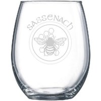 Go Tell The Bees That I Am Gone Outlander Theme Claire Wine Whisky Trinkglas Geschenk Buch Serie von MomentsbyMelodie