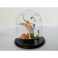 Fee Figur Kerzenhalter Pixie Flower Display Geschenk Dekor Glas von MommaofThreeMonkeys