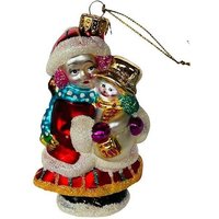 Frosty Snowman Mrs Mom Weihnachtsschmuck Figur Anthropomorphes Urlaubsglas von MommaofThreeMonkeys