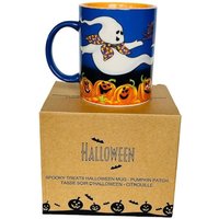 Halloween Kaffeetasse Tasse Avon Figur Vtg Nib Box Anthropomorphic Ghost Kürbis von MommaofThreeMonkeys