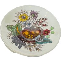 Spode Saucer Only Reynolds Copeland Für Teetasse 2188 Antik England Vtg Blumen von MommaofThreeMonkeys