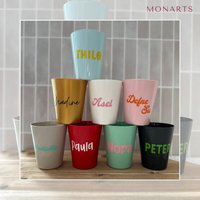 Kinderbecher Personalisiert Spülmaschinenfest Kindergartentrinken Kindergeburtstag Mädchen Jungs Party Trinkbecher Kita Zahnputzbecher Kinderbecher Personalisiert Spülmaschinenfest Kindergartentrinken Kindergeburtstag Mädchen Jungs Party Trinkbecher Kita Zahnputzbecher von MonArtsDesign