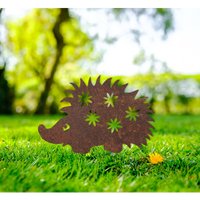 Rustikale Metall Igel Garten Skulptur Ornament - Maßgeschneidertes Handgemachtes Geschenk von MonSculptures