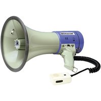 Monacor - TM-27 Megaphon integrierte Sounds, mit Handmikrofon von Monacor