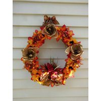 Sonnenblumenkranz Mit Begonien/Sommerkranz Frühlingskranz/Herbstkranz von MonasTreasureChest