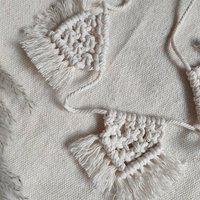 Makramee Girlande | Wimpelkette Boho von MonatelierDesigns