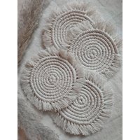 Makramee Untersetzer | Boho Tischdekoration Coaster von MonatelierDesigns
