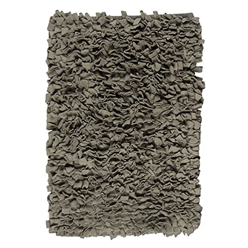 Monbeautapis 555865 Fleece-Matte 85 x 55 cm Polyester grau von Monbeautapis