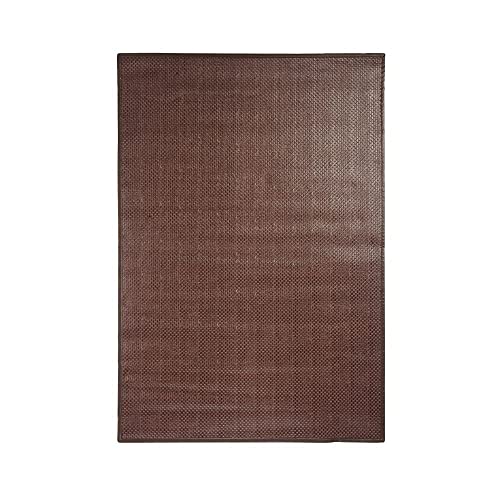 Monbeautapis Pflaume 128617 Skin Teppich Polyester Schokolade, Polyester, Schokoladenbraun, 85x55x5 cm von Monbeautapis