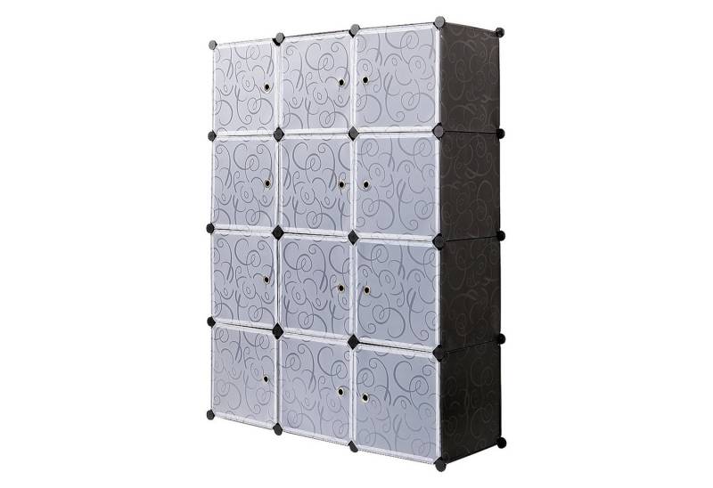 Mondeer Kleiderschrank Steckregal Staub- und Wasserabweisend, mit Tür, mit 2 Kleiderstange Mondeer Kleiderschrank Steckregal Staub- und Wasserabweisend, mit Tür, mit 2 Kleiderstange von Mondeer