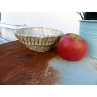 Müslischale Keramik Handgetöpfert in Aufbautechnik, 460 Ml von Mondenvolk