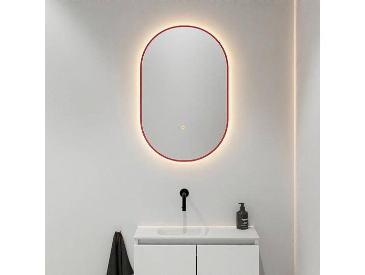 Badspiegel Glow oval mit Bewegungssensor LED Beleuchtung rot... Badspiegel Glow oval mit Bewegungssensor LED Beleuchtung rot... von Mondial Badmöbel