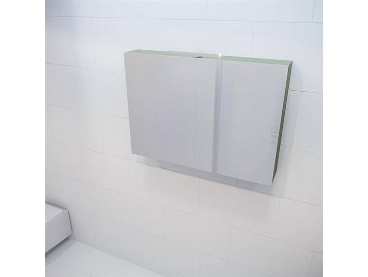 CUBB spiegelschrank 100x70x16cm farbe army grün mit 2 türen von Mondial Badmöbel