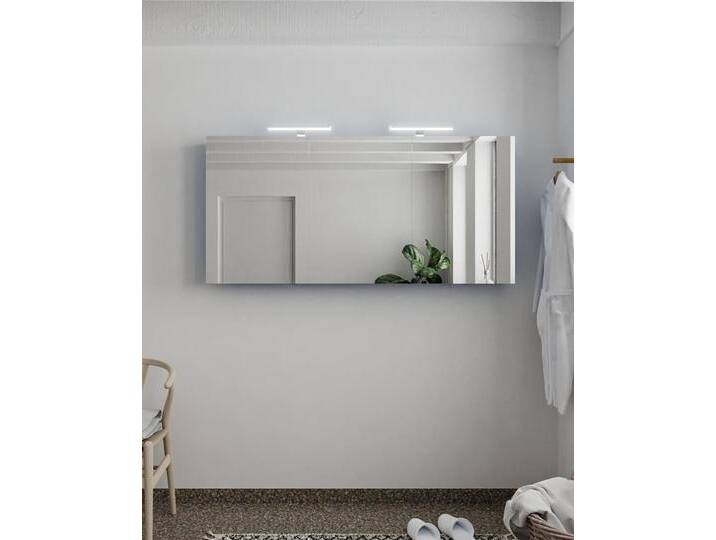 CUBB spiegelschrank 150x70x16cm farbe blau mit 3 türen von Mondial Badmöbel