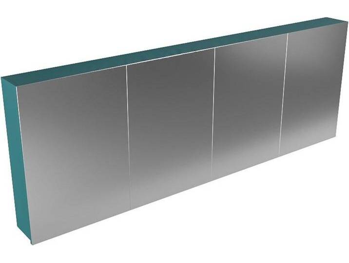 CUBB spiegelschrank 200x70x16cm farbe ozeanblau mit 4 türen von Mondial Badmöbel
