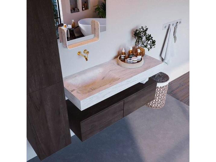 corian waschtisch set alan dlux 120 cm weiß marmor Opalo... corian waschtisch set alan dlux 120 cm weiß marmor Opalo... von Mondial Badmöbel