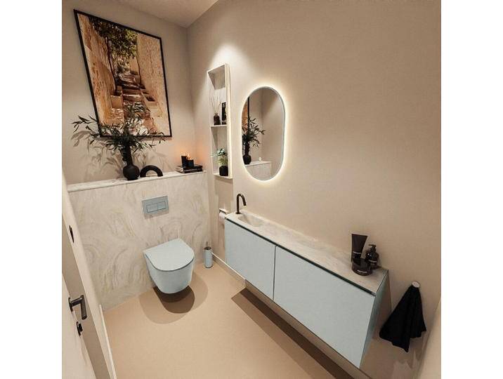 corian waschtisch set gäste wc ture dlux 120 cm minze... corian waschtisch set gäste wc ture dlux 120 cm minze... von Mondial Badmöbel