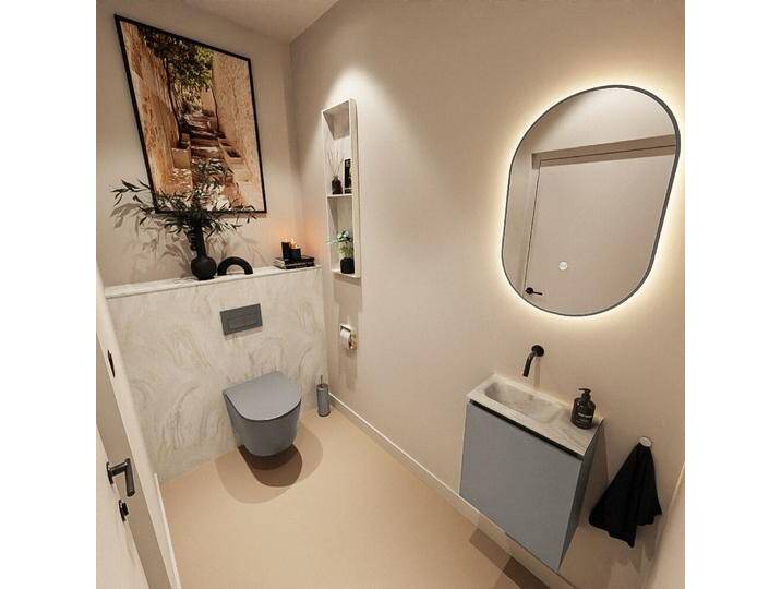 corian waschtisch set gäste wc ture dlux 40 cm taupe... von Mondial Badmöbel