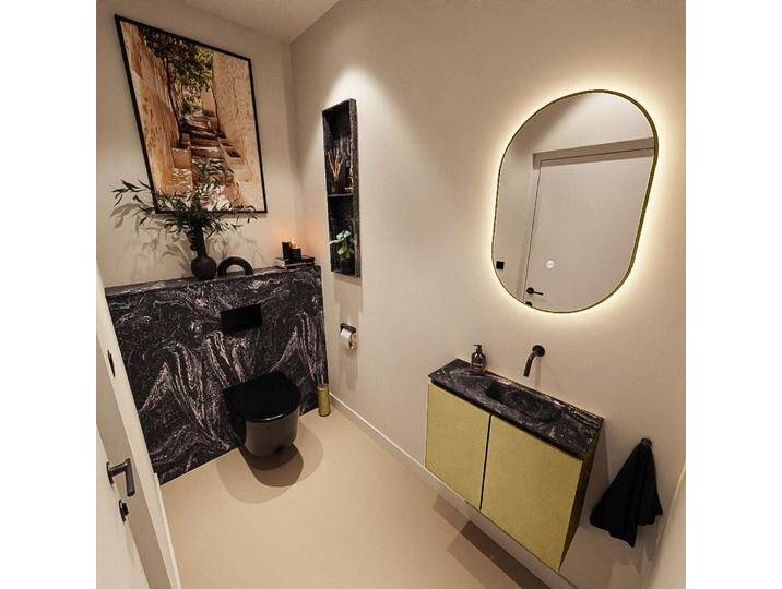 corian waschtisch set gäste wc ture dlux 60 cm gold... corian waschtisch set gäste wc ture dlux 60 cm gold... von Mondial Badmöbel