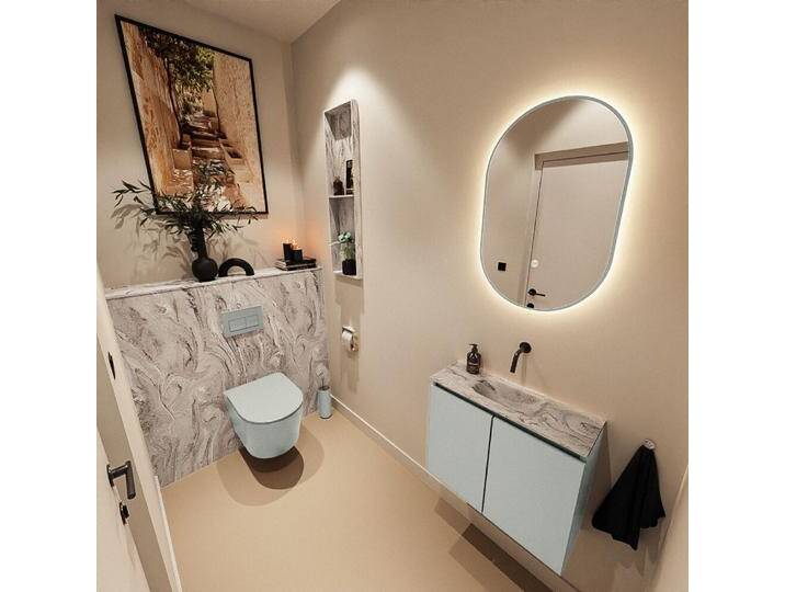 corian waschtisch set gäste wc ture dlux 60 cm minze... von Mondial Badmöbel