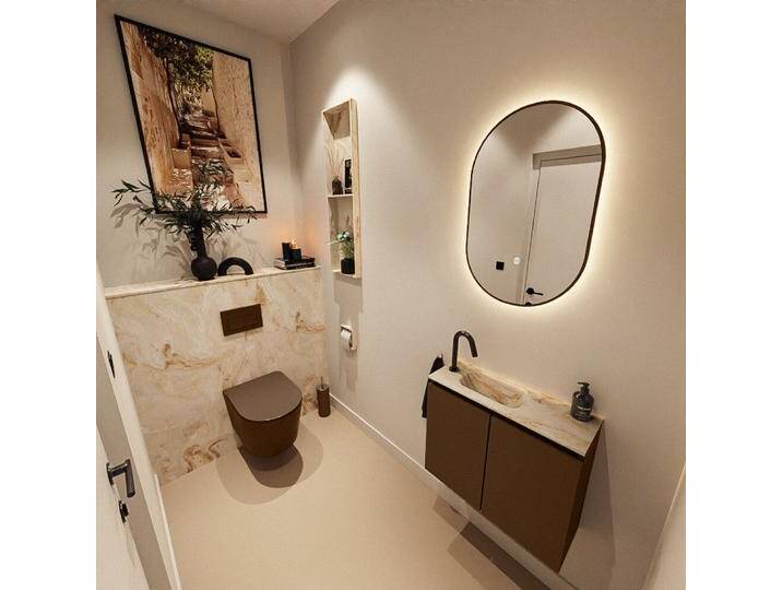 corian waschtisch set gäste wc ture dlux 60 cm rost... von Mondial Badmöbel