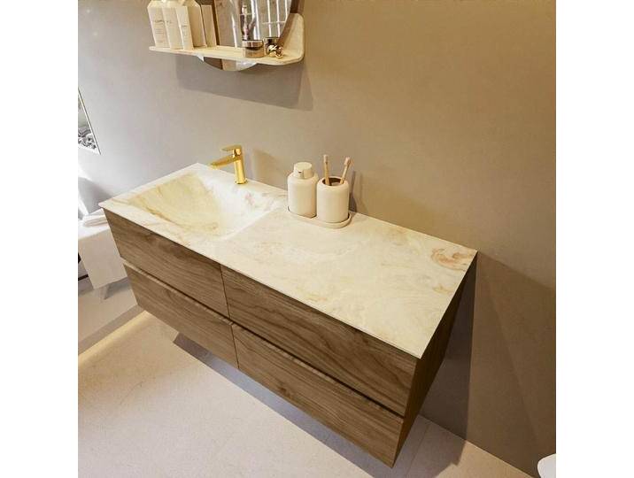 corian waschtisch set vica dlux 120 cm marmor optik becken... corian waschtisch set vica dlux 120 cm marmor optik becken... von Mondial Badmöbel