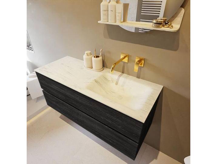 corian waschtisch set vica dlux 120 cm marmor optik becken... corian waschtisch set vica dlux 120 cm marmor optik becken... von Mondial Badmöbel