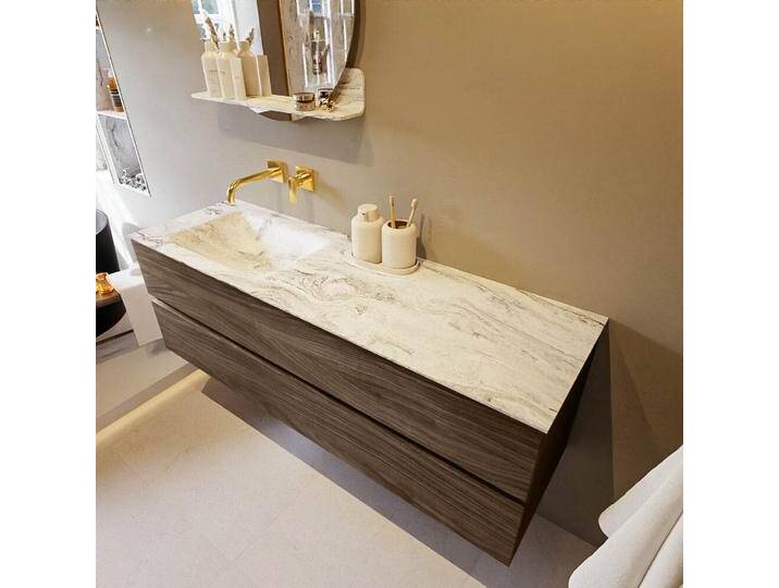 corian waschtisch set vica dlux 150 cm marmor optik becken... corian waschtisch set vica dlux 150 cm marmor optik becken... von Mondial Badmöbel