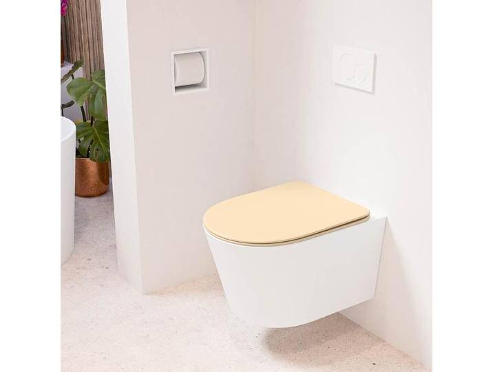 spülrandloses wand wc lavie weiß keramik single fire mit wc... von Mondial Badmöbel