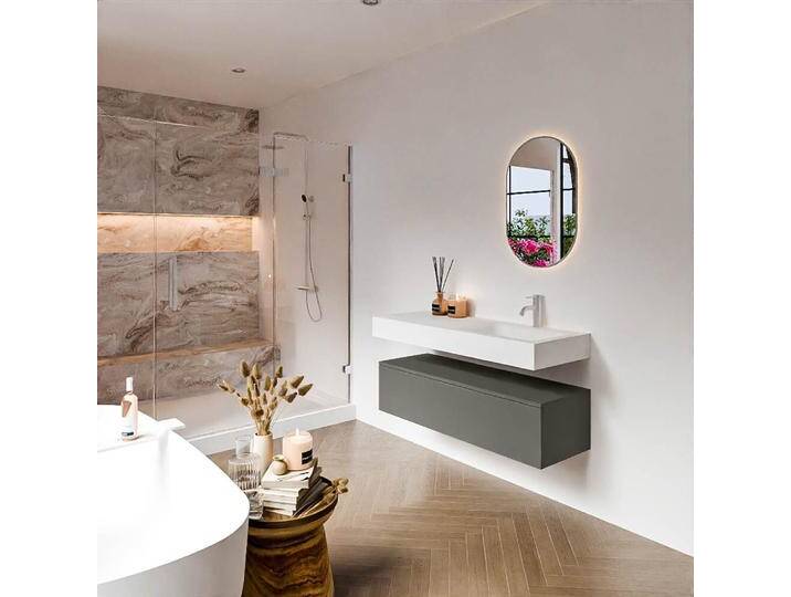 waschtisch mit unterschrank schwebend alan 120 cm taupe... waschtisch mit unterschrank schwebend alan 120 cm taupe... von Mondial Badmöbel