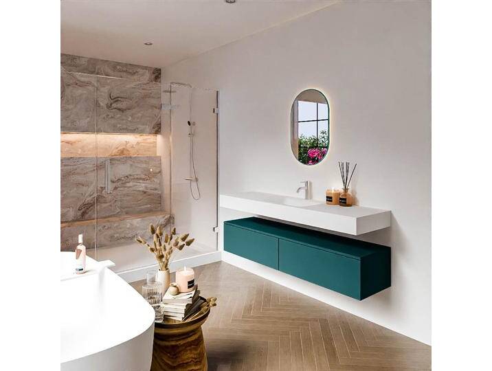 waschtisch mit unterschrank schwebend alan 160 cm ozeanblau... waschtisch mit unterschrank schwebend alan 160 cm ozeanblau... von Mondial Badmöbel