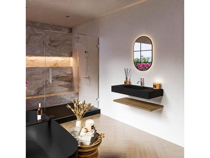 waschtisch mit unterschrank schwebend alan 90 cm Chai... waschtisch mit unterschrank schwebend alan 90 cm Chai... von Mondial Badmöbel