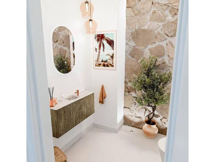 waschtisch set gäste wc JOYA echtholz Dusk 90 cm... waschtisch set gäste wc JOYA echtholz Dusk 90 cm... von Mondial Badmöbel