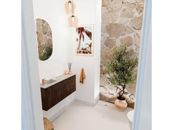 waschtisch set gäste wc JOYA echtholz Wallnuss 90 cm... waschtisch set gäste wc JOYA echtholz Wallnuss 90 cm... von Mondial Badmöbel