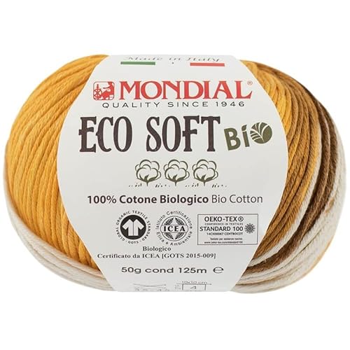 ECO SOFT BIO STAMPE von Mondial in 50 g und 125 m Knäuel (Mehrfarbig 653) von Mondial