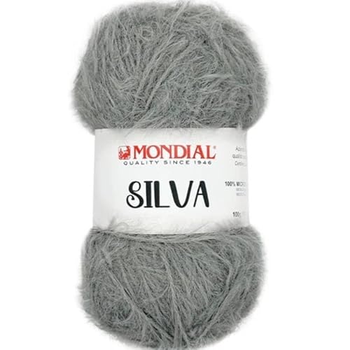 SILVA de Mondial Strickgarn, grau, Cod.937 SILVA de Mondial Strickgarn, grau, Cod.937 von Mondial