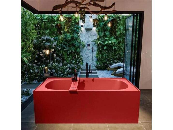 badewanne mineralwerkstoff serie freeze 180 cm rot matt 190... von Mondiaz